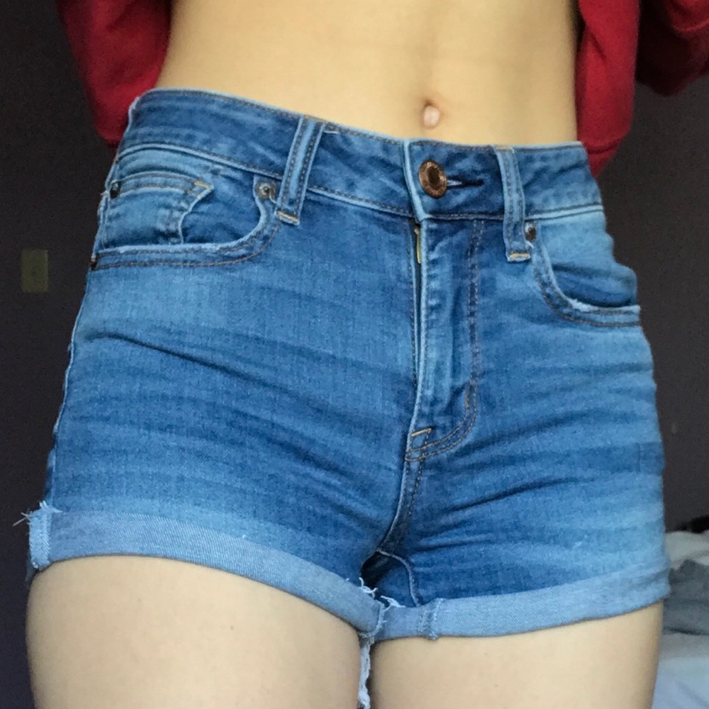 American eagle jean shorts